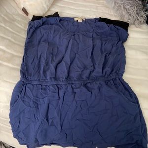 Wrinkled but cute;) blue dress/cover up